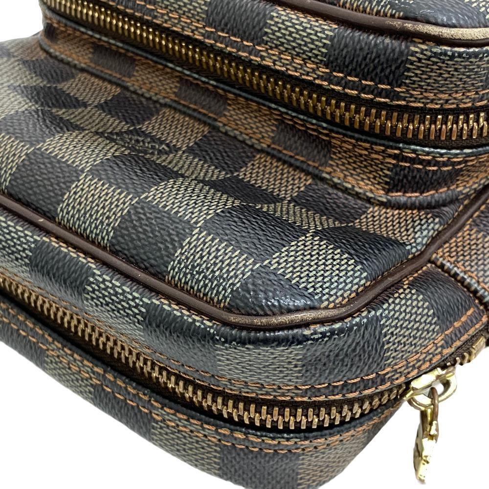 LOUIS VUITTON Amazon Damier Shoulder Bag Brown